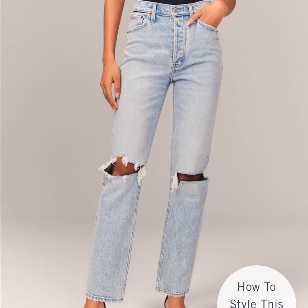 Abercrombie | High rise Dad jeans - Picture 2 of 9